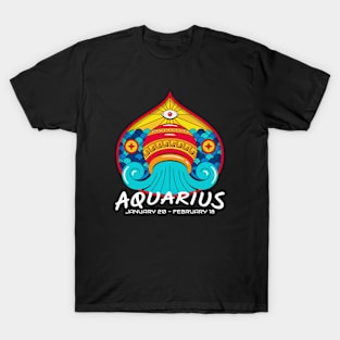 Aquarius Astrology T-Shirt